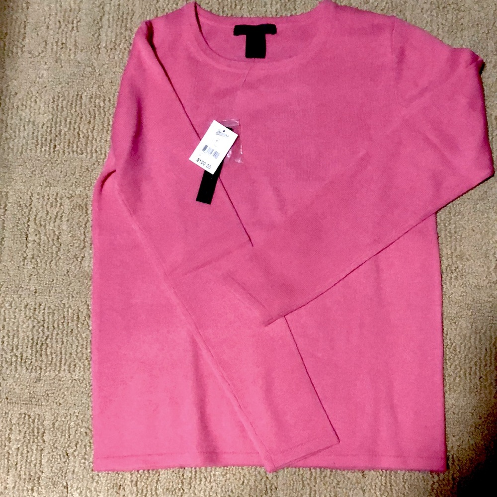 Cashmere crew neck sweater